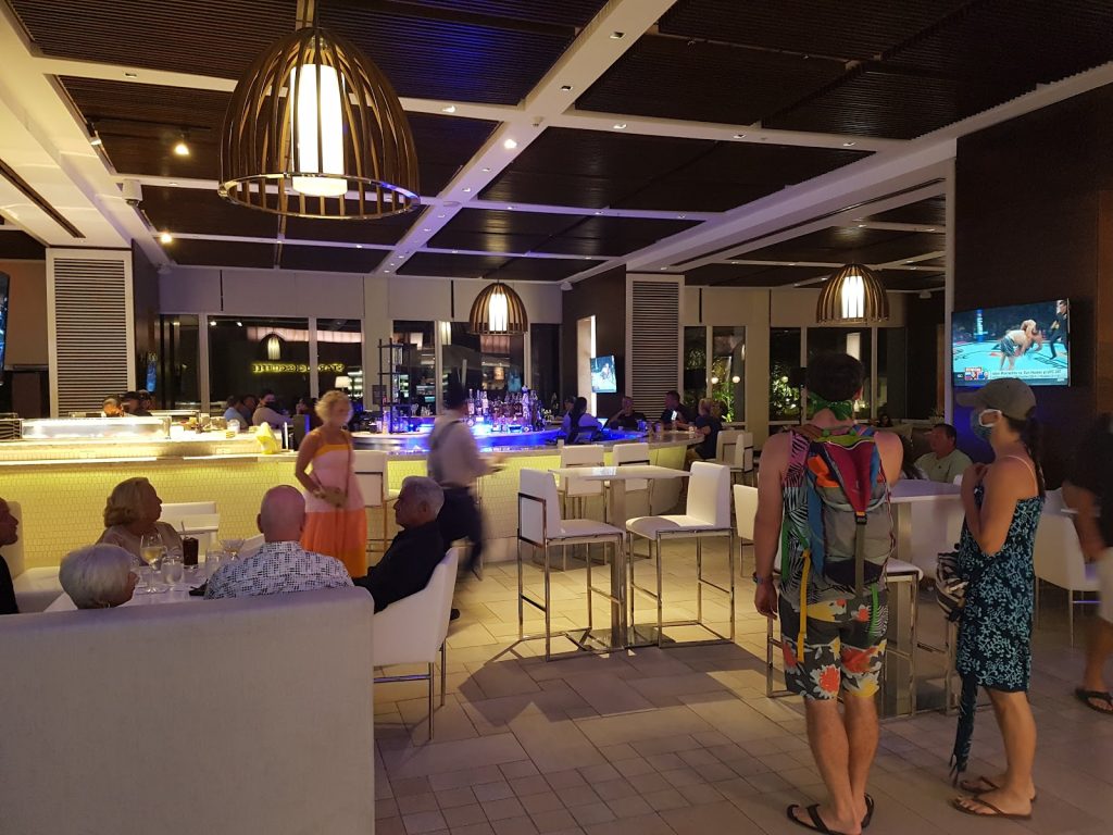 The Lobby Bar inside Aruba Marriott Resort